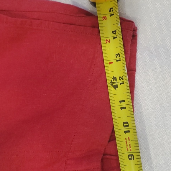 J Jill linen wide leg crop pants size s - Picture 9 of 11